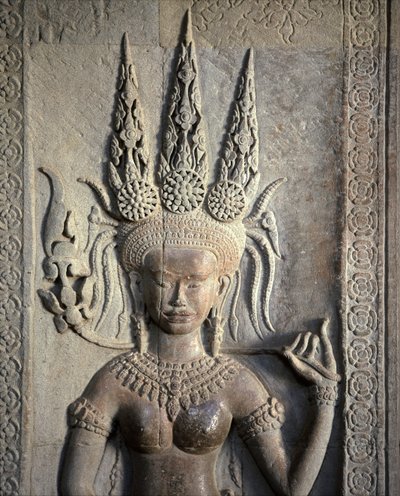 Apsaras Dancing by Cambodian School